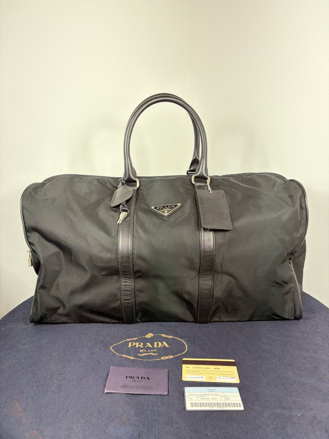 프라다 V20 나일론 보스턴백 골프가방 여행가방 상품이미지1