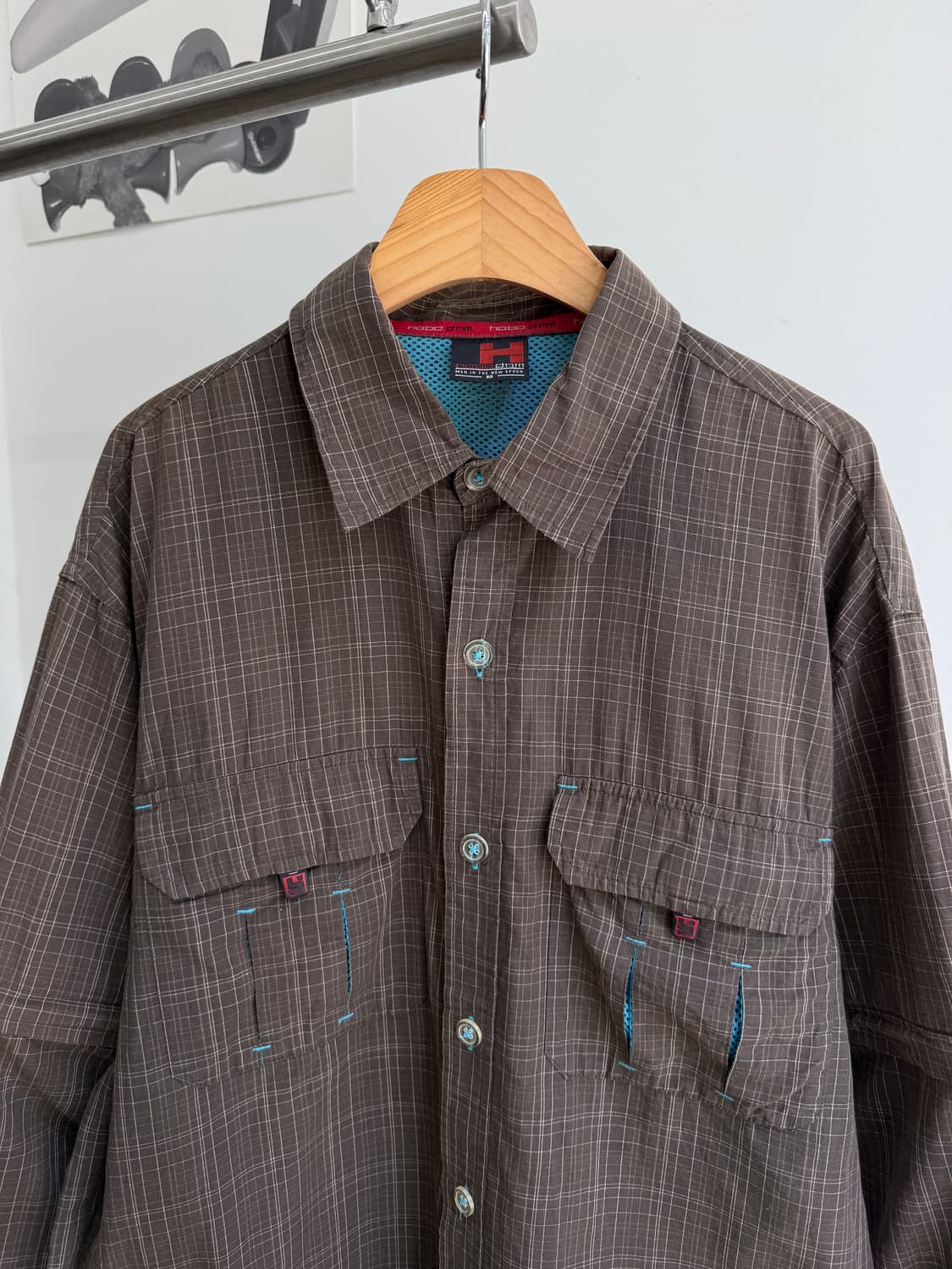 HOBO DENIM 레이어드 체크 셔츠  상품이미지2