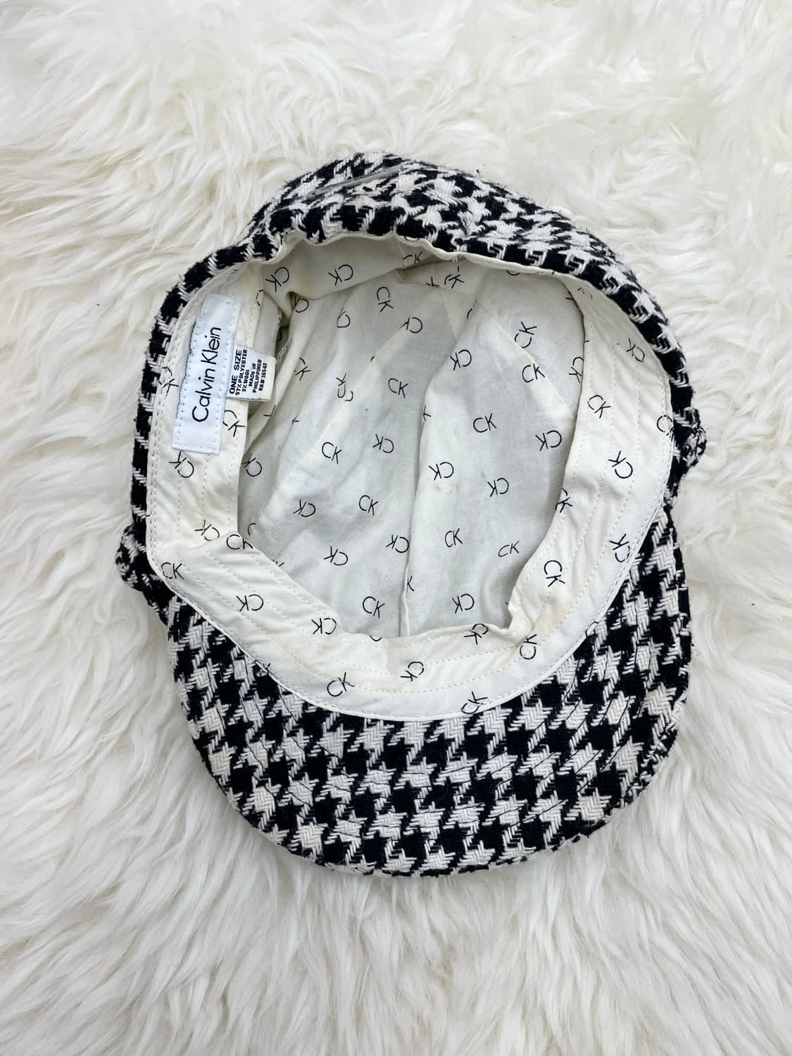 캘빈클라인 로고 트위드 헌팅캡 상품이미지8