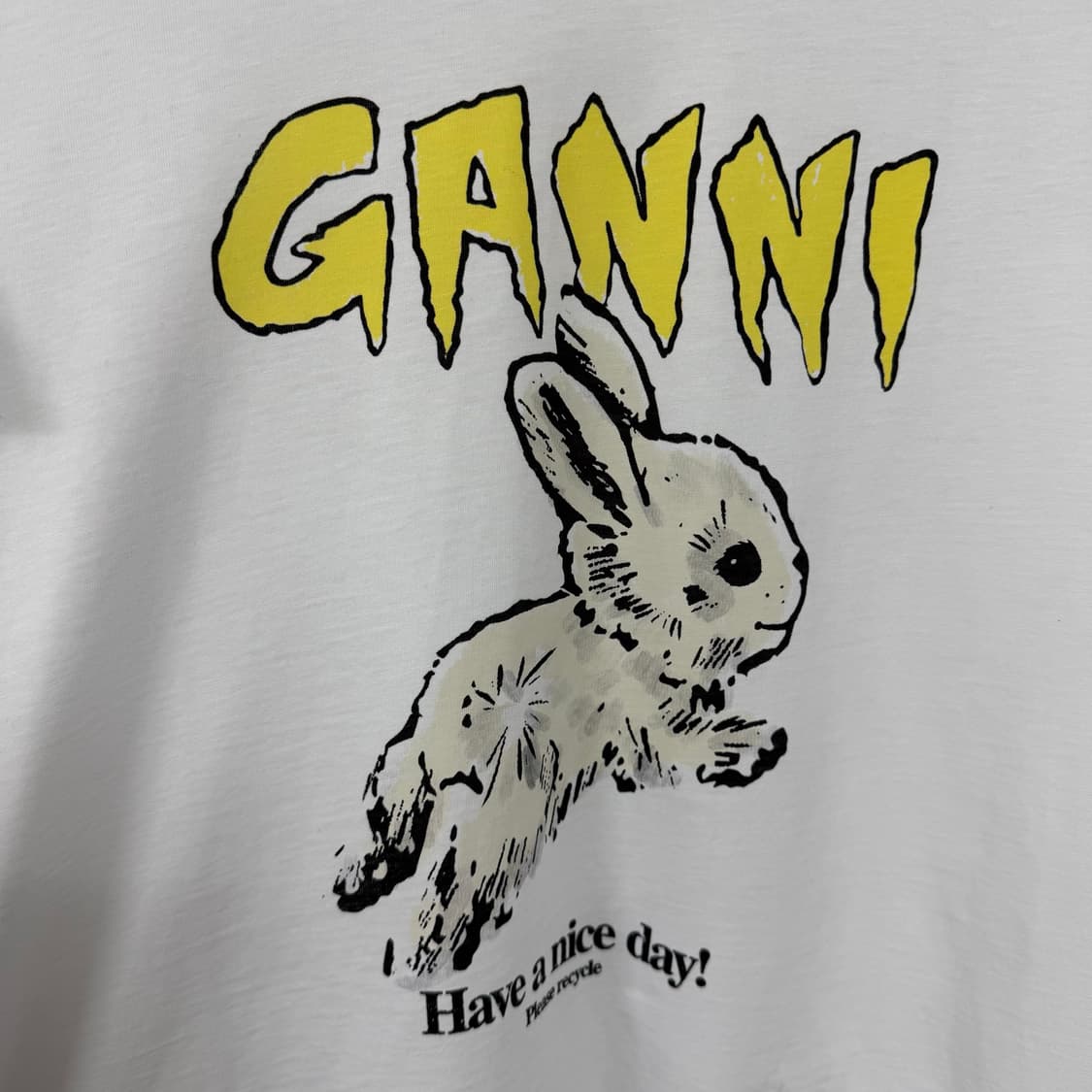 24FW 가니(GANNI) 릴렉스드 버니 반팔 티셔츠 상품이미지3