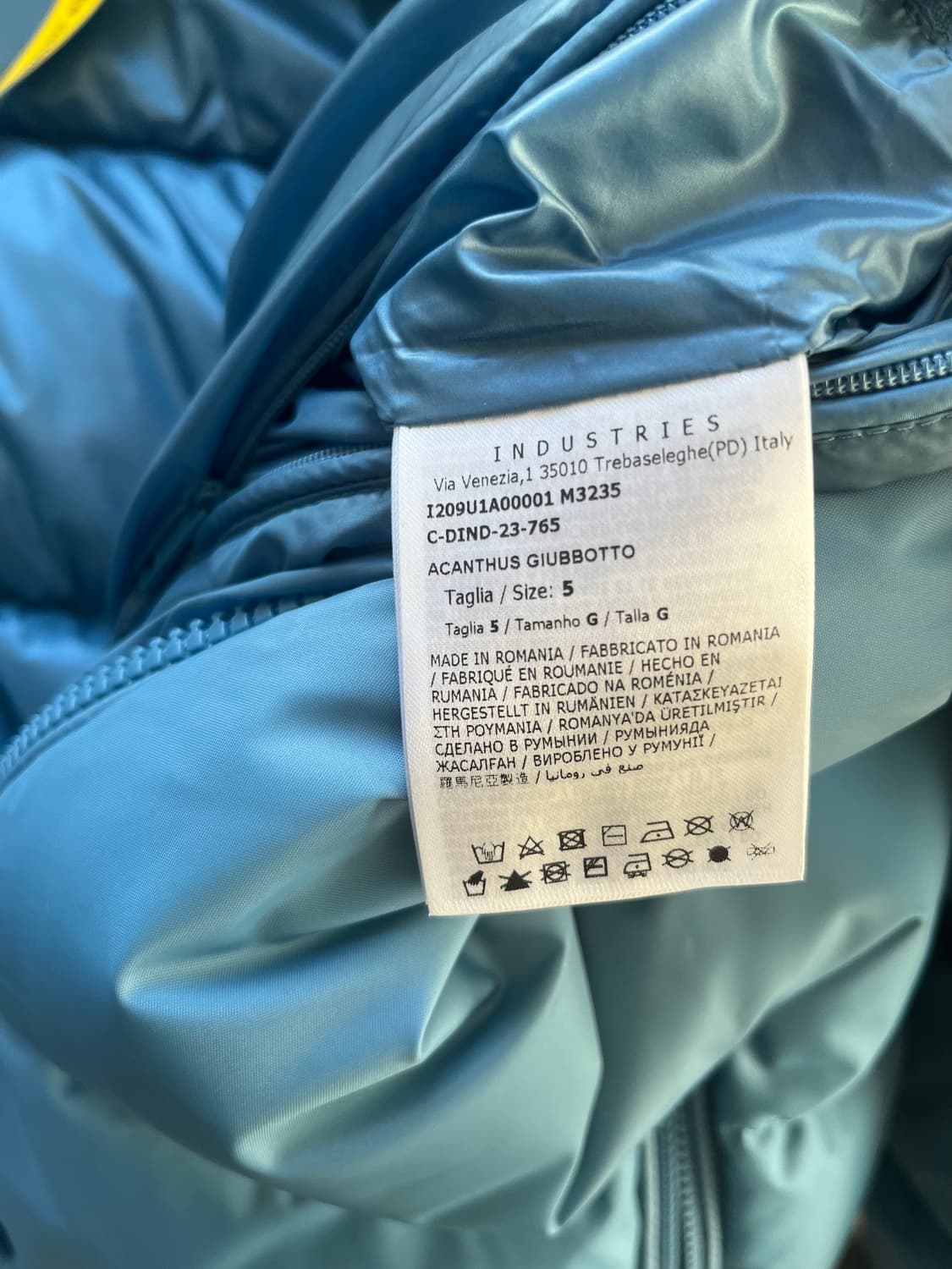 몽클레르 x 프라그먼트 / 아칸서스 쇼트 다운 자켓 라이트 블루 / 5 상품이미지6