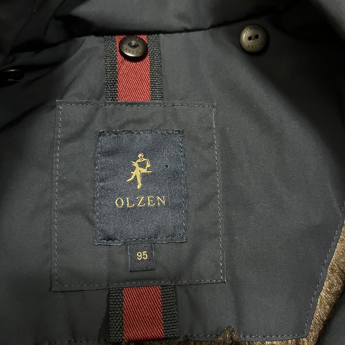 올젠 프리미엄 구스다운 멀티포켓 코트패딩 점퍼 [네이비] M/95 상품이미지4