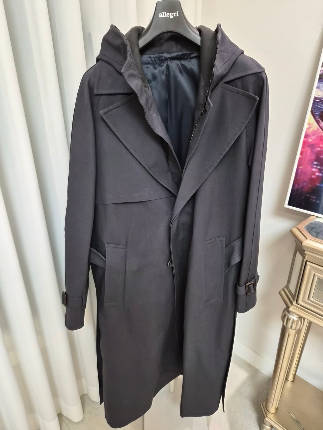 allegri 알레그리 트렌치코트 (후드 탈부착) 48사이즈 상품이미지4