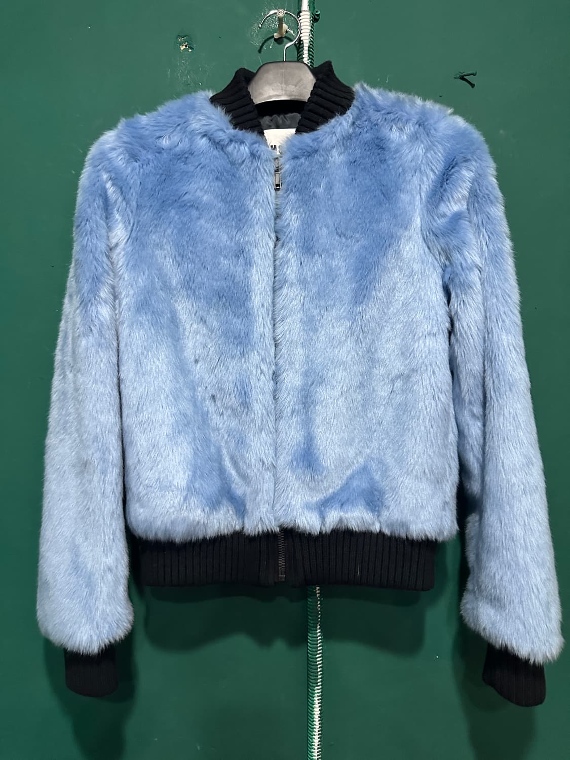 MSGM 여성 크롭 퍼자켓 상품이미지1