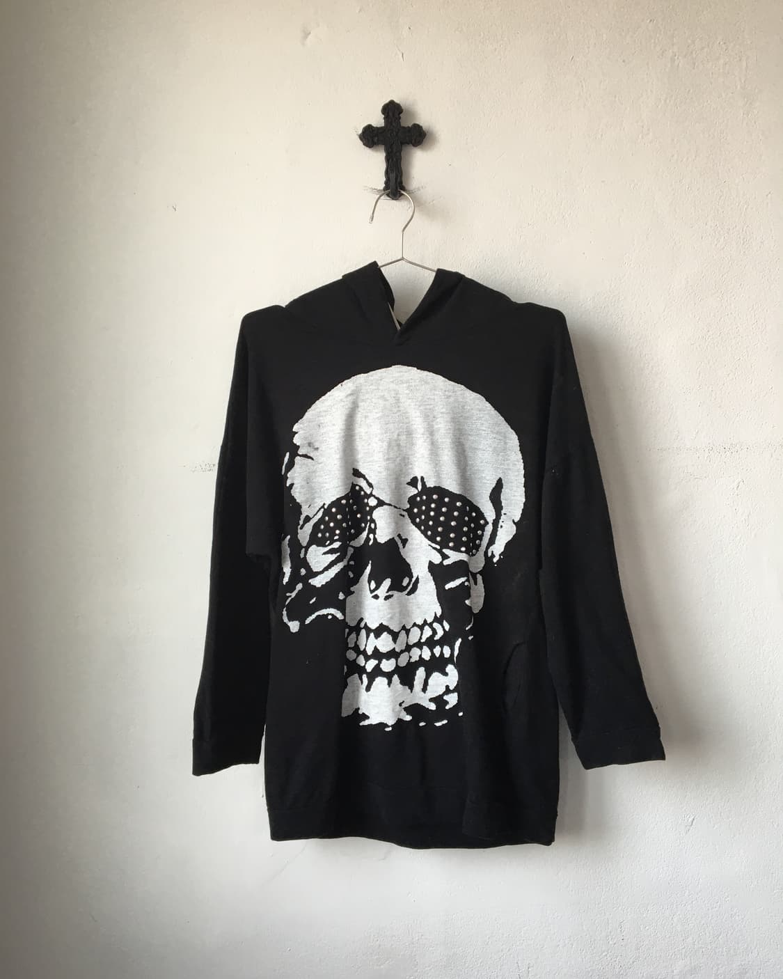 Skulll printing hood 상품이미지2