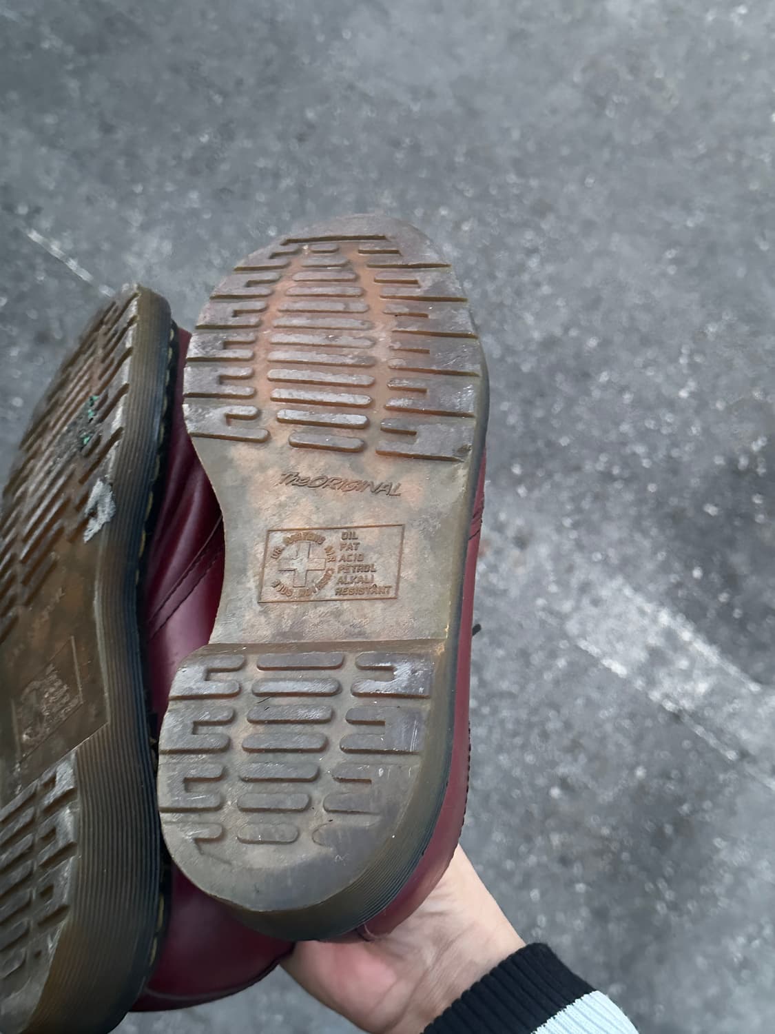 닥터마틴 3홀 1461 옥스포드 체리레드 버건디 상품이미지5