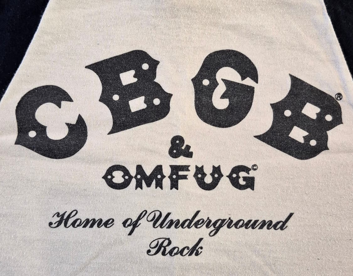 90s VINTAGE CBGB 3/4 Baseball Raglan Tee 상품이미지2