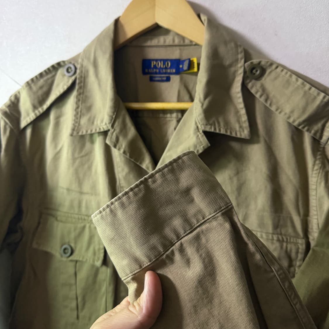 폴로 랄프로렌 더비유틸리티 오버셔츠 M (100-105) 상품이미지4