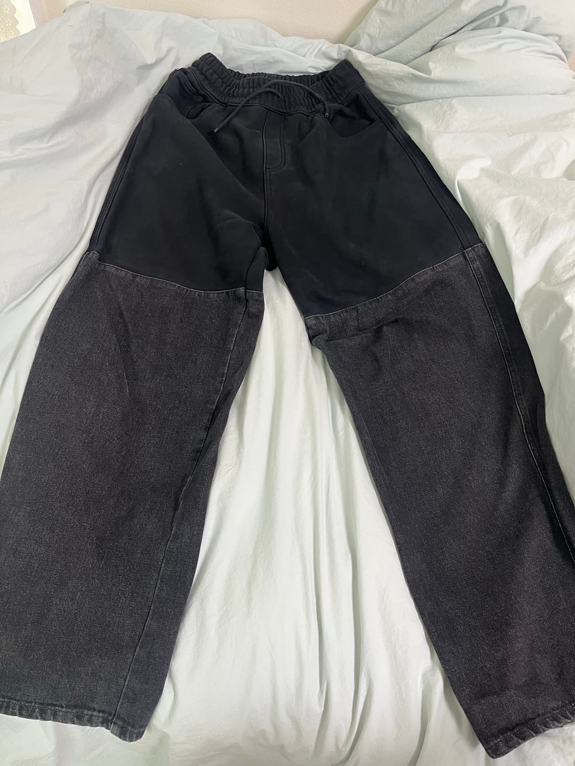 아모멘토 드로우스트링 데님 팬츠 상품이미지2