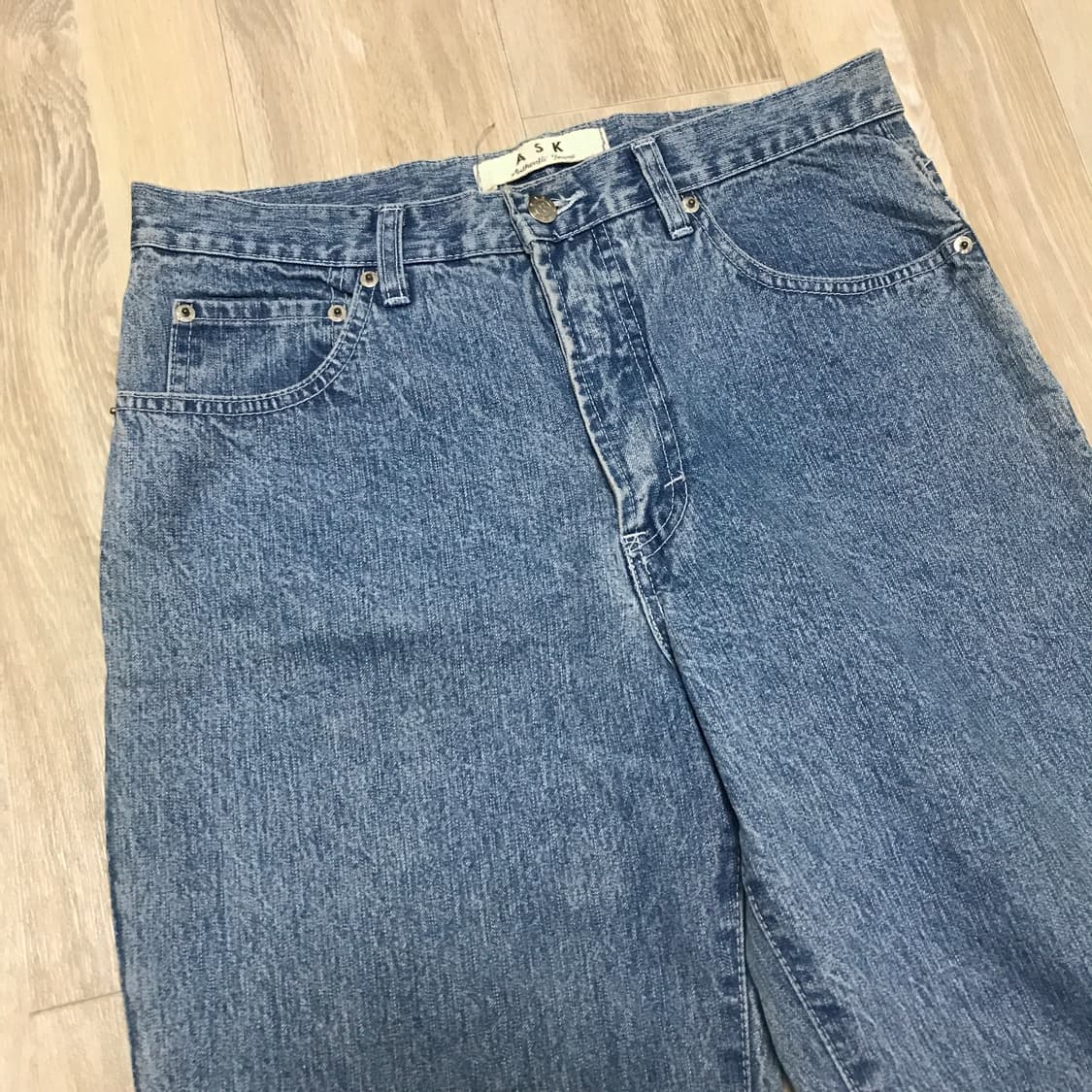 ask 빈티지 워싱 데님 청바지 32사이즈 상품이미지1