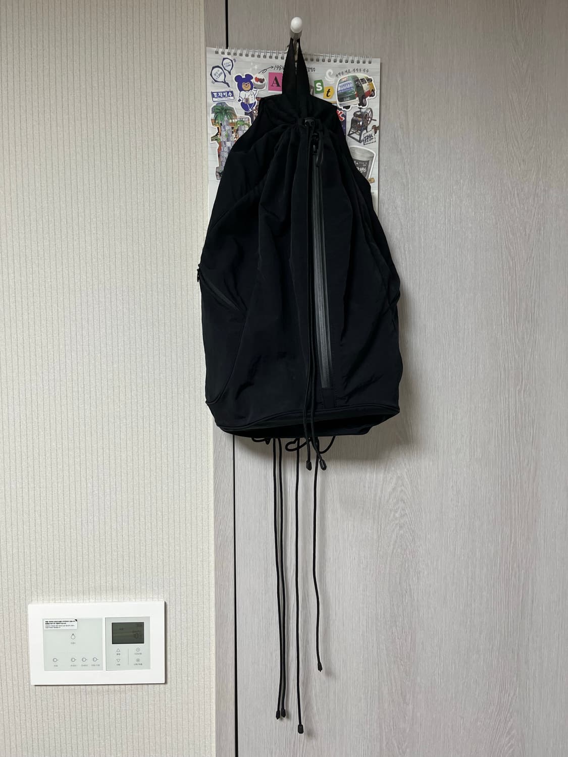 String Backpack Nylon Black(6th Restock) 상품이미지2