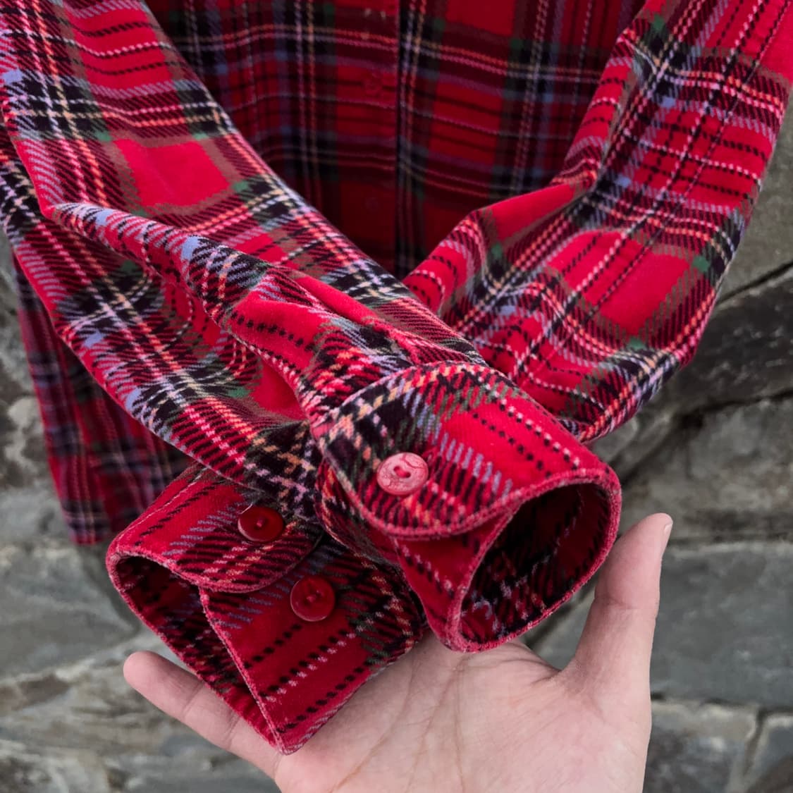 엘엘빈 L.L.Bean 레드 타탄 플란넬 셔츠 상품이미지8