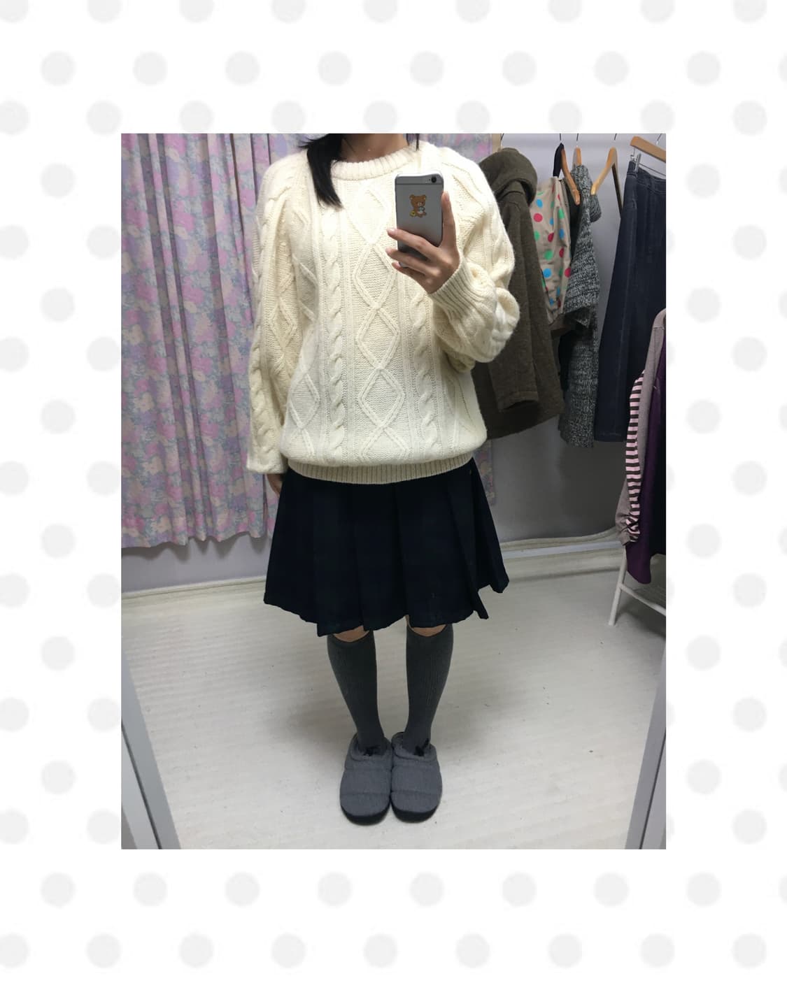 아이보리 울 니트 상품이미지2