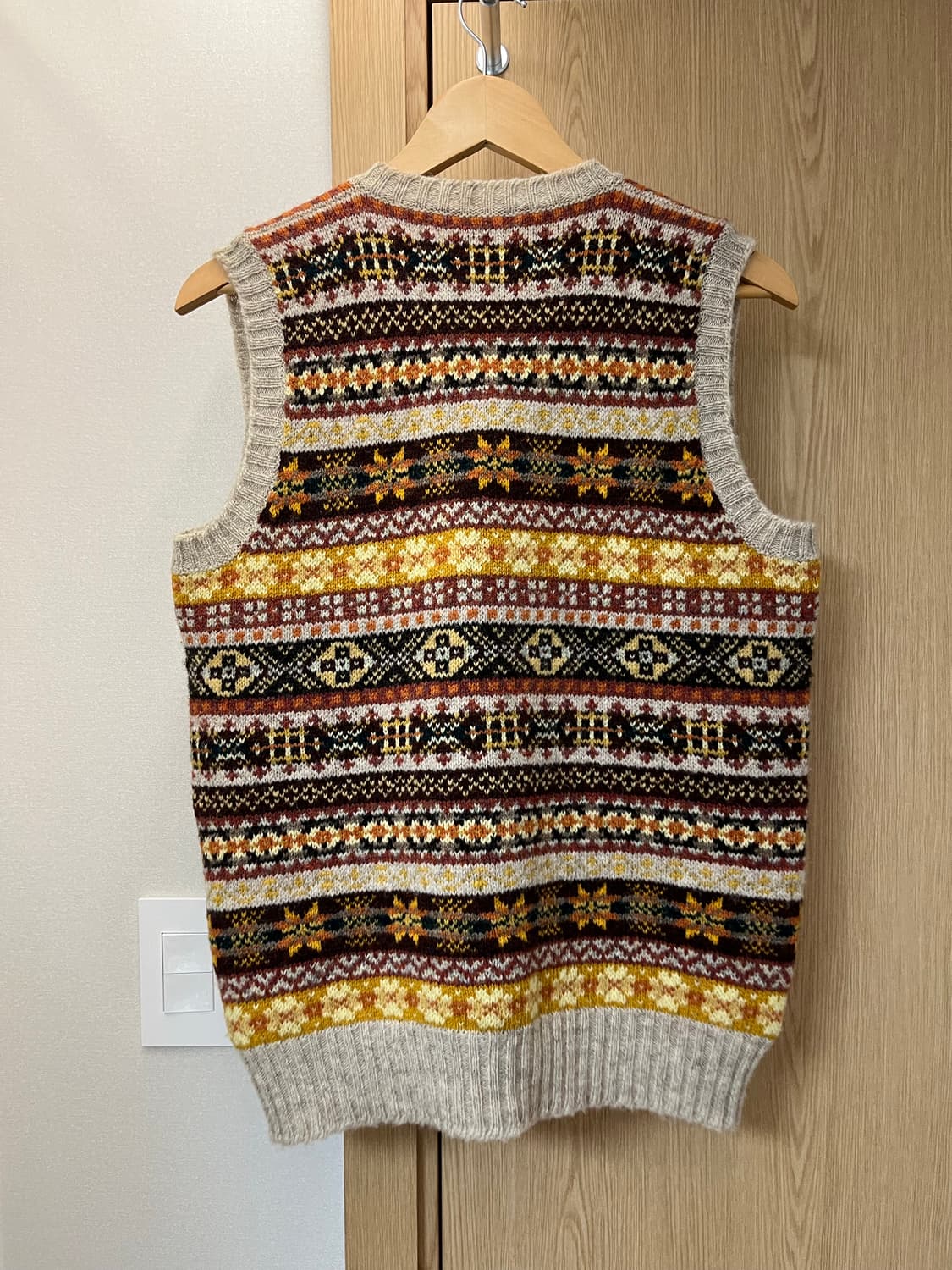 제이미슨스 셔틀랜드 페어아일 니트 베스트 상품이미지3