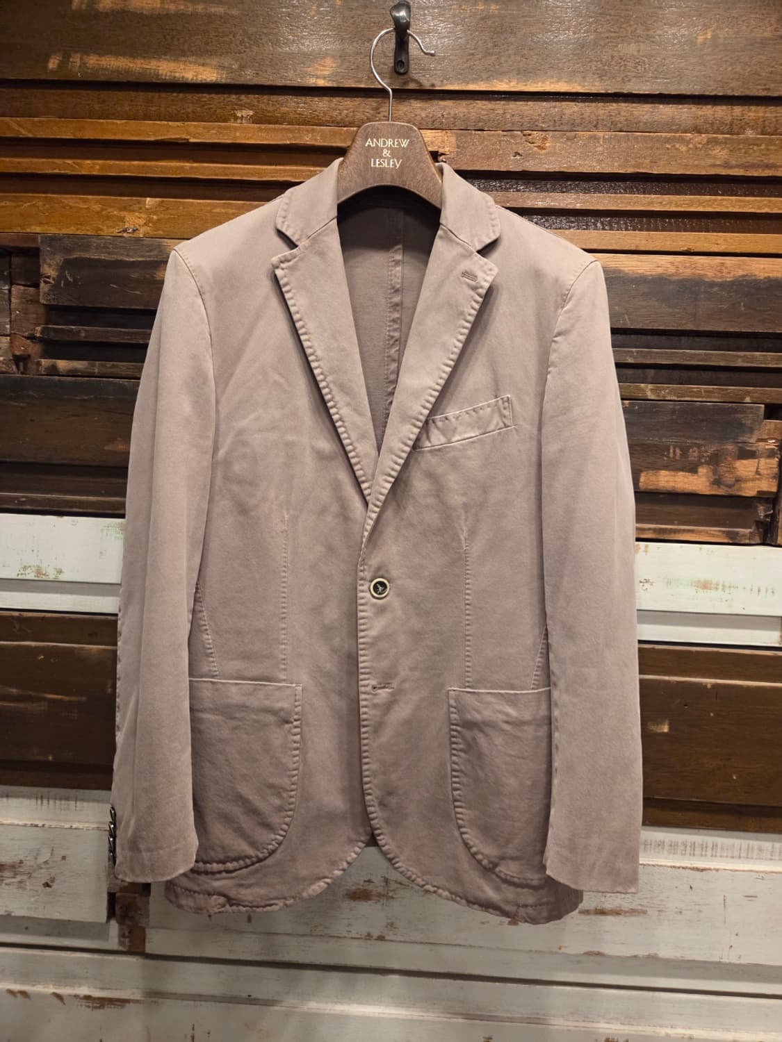 베나코 앤 폰타나 가먼트워싱 자켓 상품이미지5