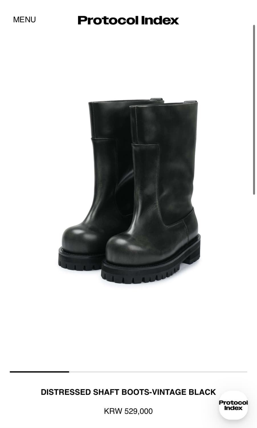 42) 프로토콜인덱스 샤프트 부츠 상품이미지1