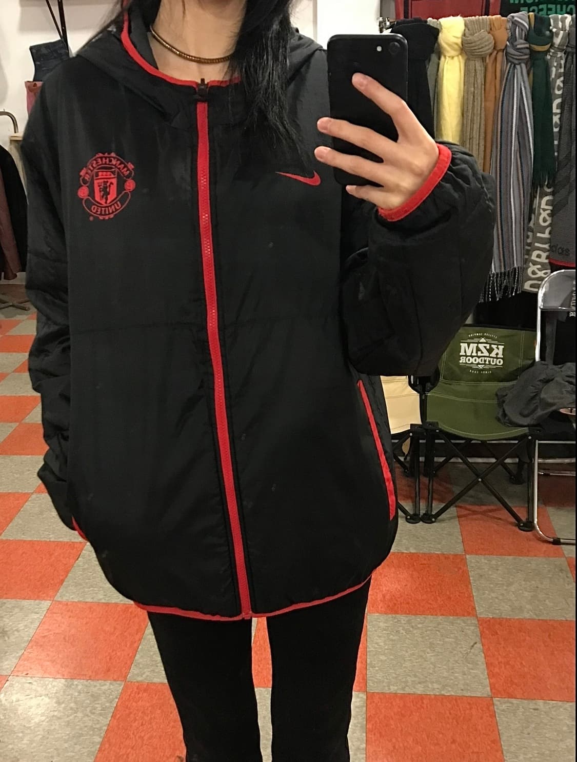 나이키 맨유 양면후디자켓 상품이미지1