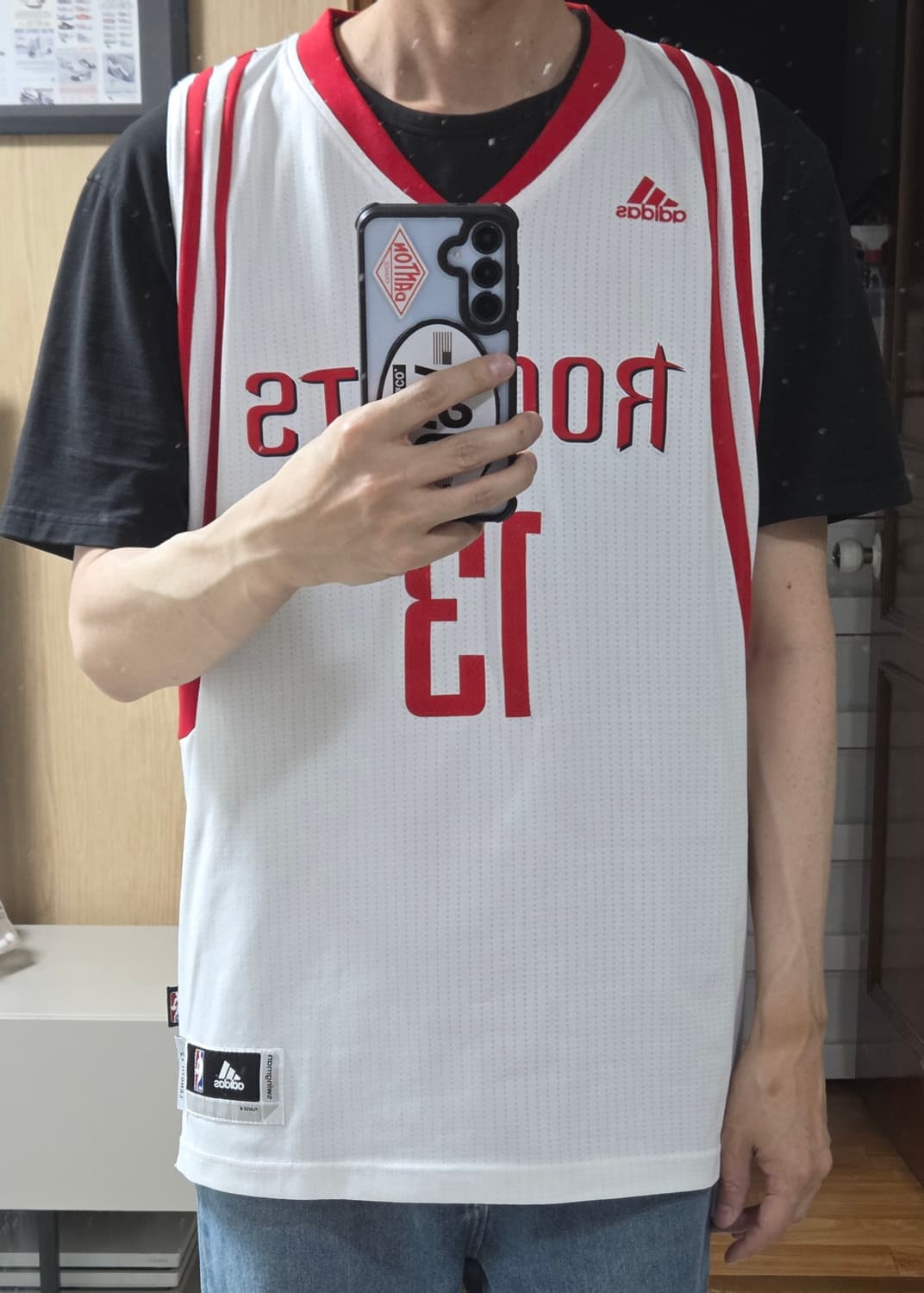 (착샷) 아디다스 휴스턴 로켓츠 하든 유니폼 nba 스윙맨 상품이미지7