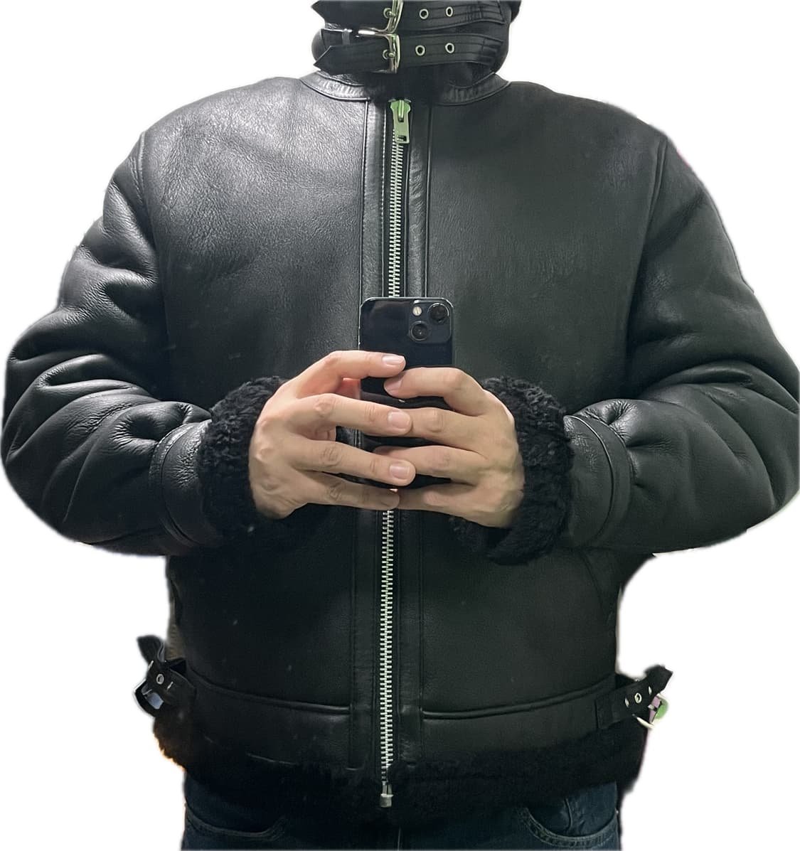 [105-110] B-3 무스탕 남자 리얼레더 자켓 폭격기 무톤자켓 상품이미지1