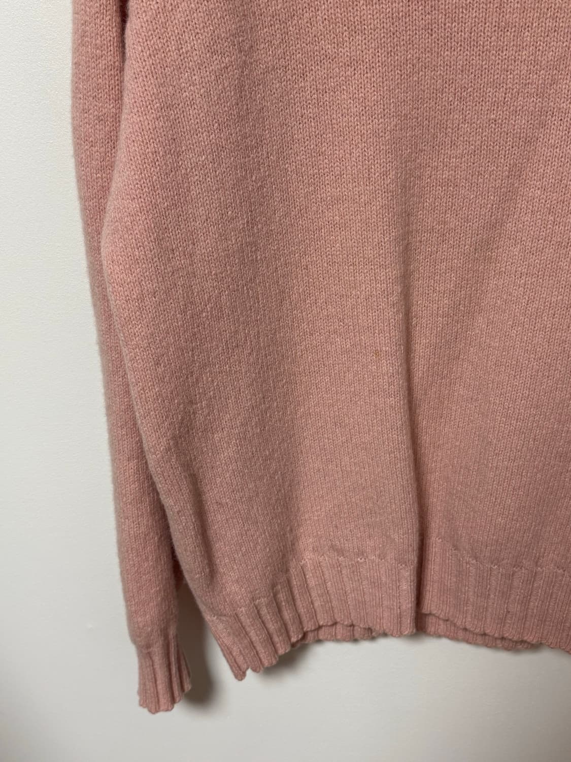빈티지 폴로 핑크 니트 상품이미지4