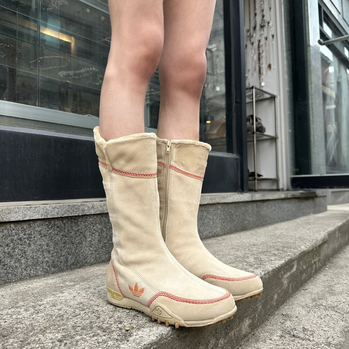 00s 레어 스웨이드 아디다스 샌드 부츠 상품이미지1