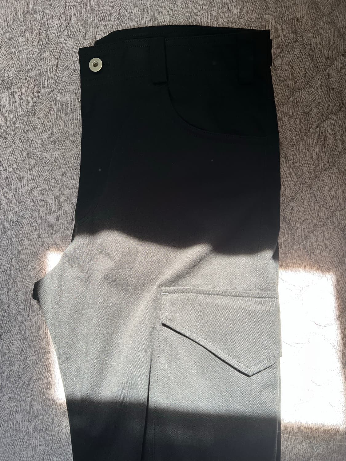 DOUBLE SIDE POCKET TROUSER - BLACK 3 상품이미지2