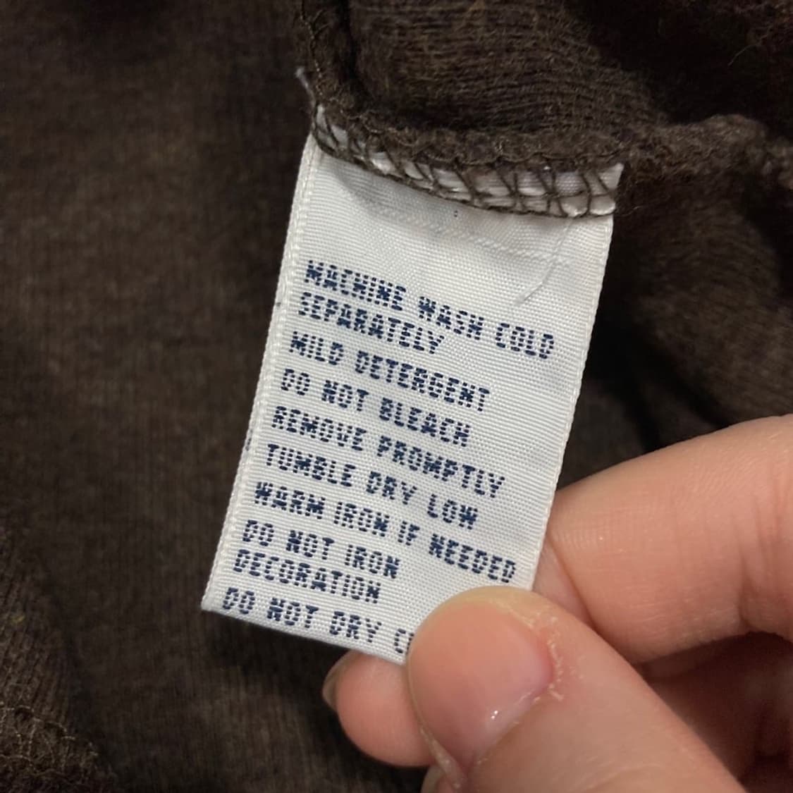 PoloRalphLauren 브라운 코튼 니트 반집업 상품이미지4