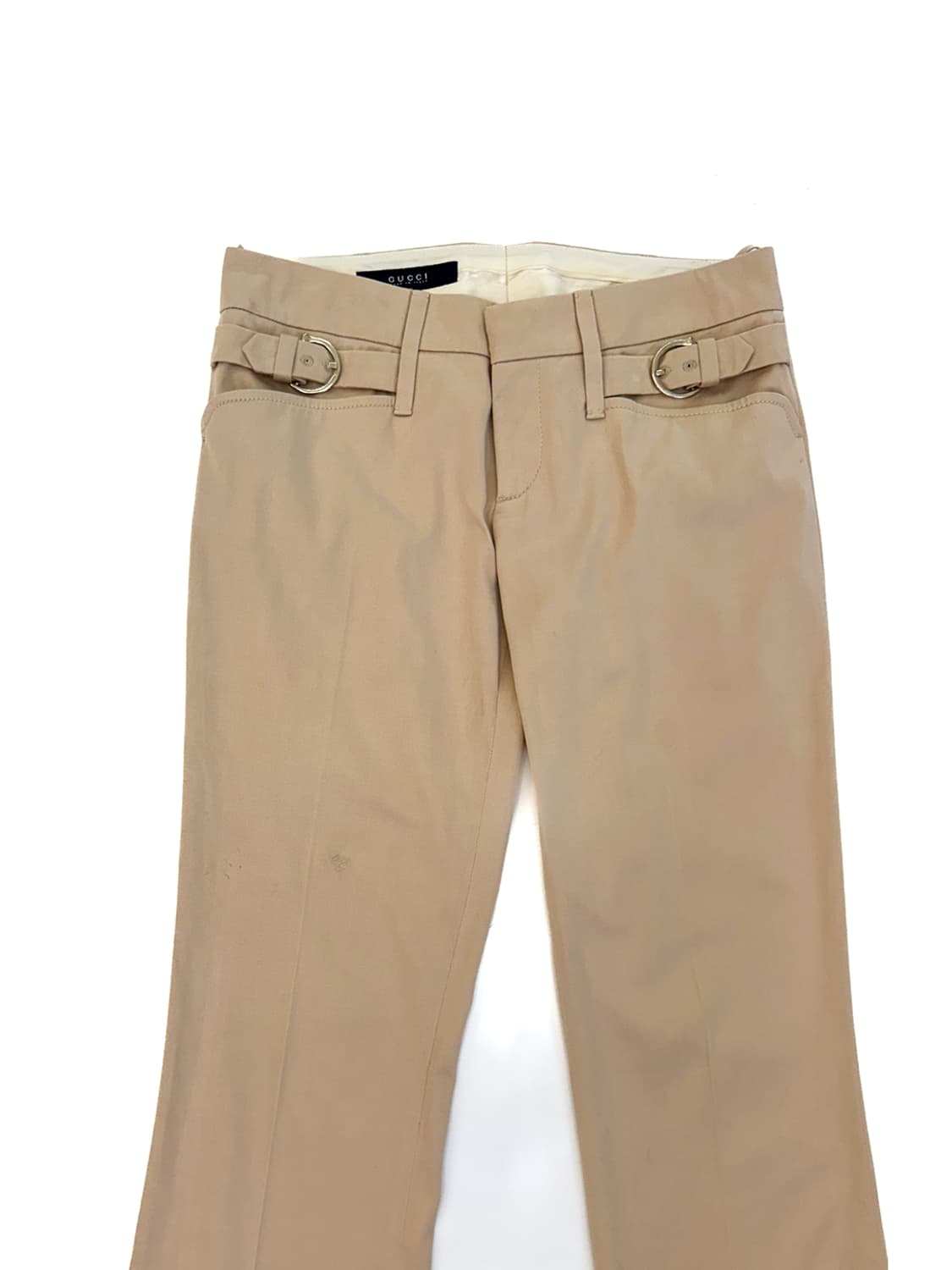 Gucci Buckle Beige Pants/ 38 상품이미지3