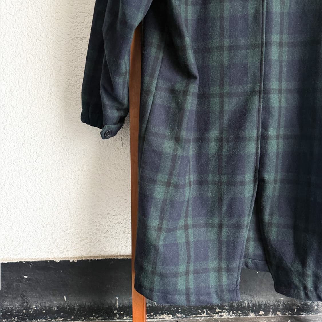 포키 후드 체크 코트 상품이미지10