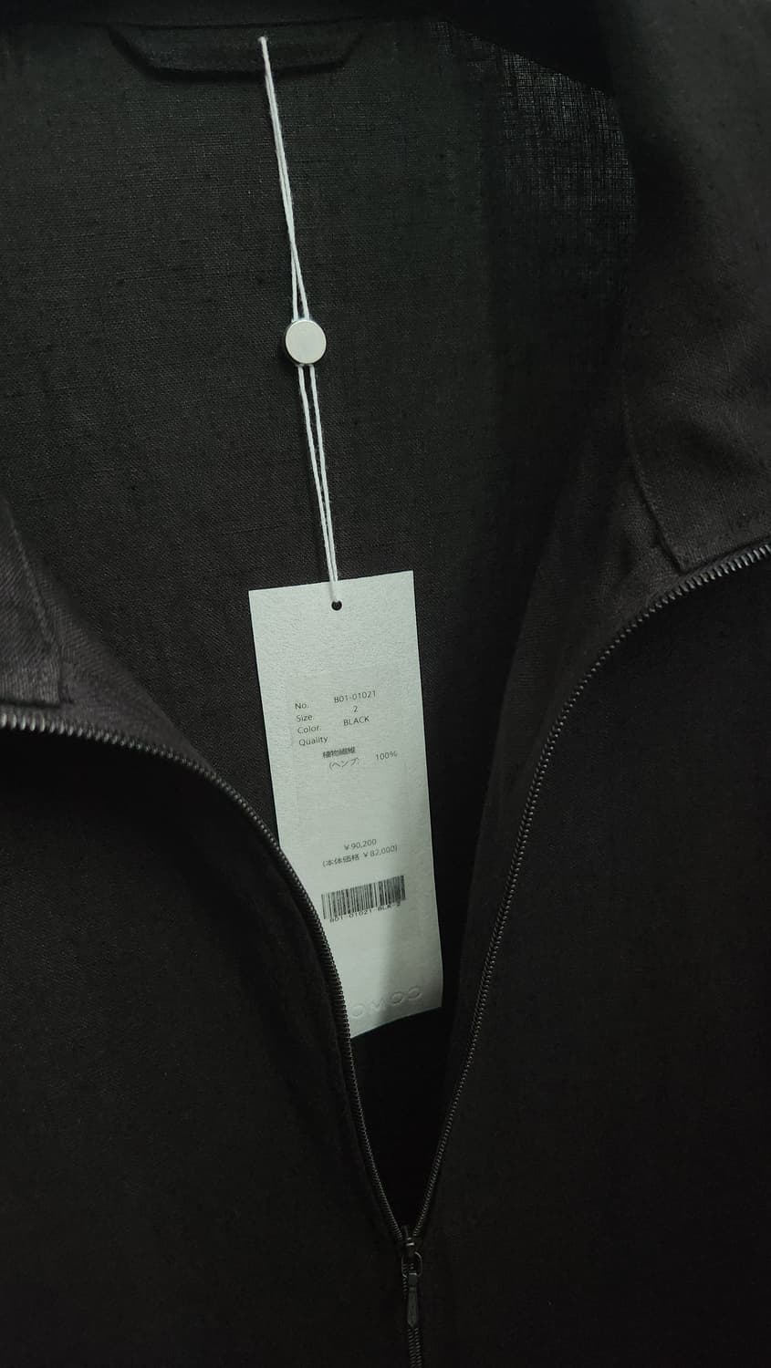 25ss 코모리 Canapa Zip 린넨 Jacket 상품이미지8