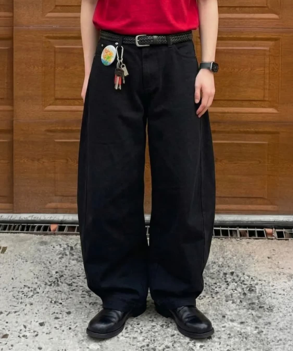 르아르 에브리데이 커브드 데님 팬츠 L 상품이미지1