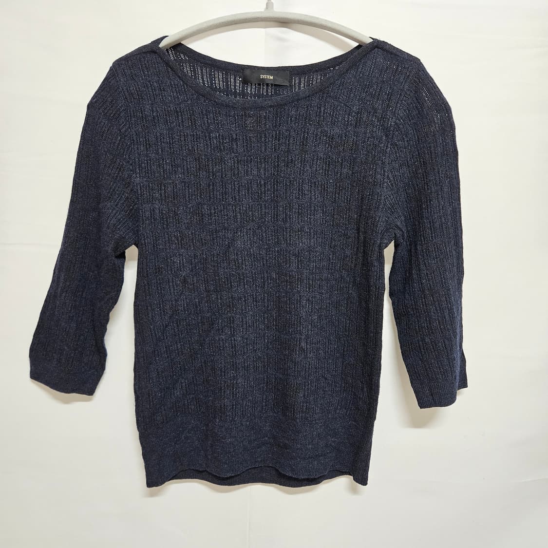 90 시스템 레이온 7부 니트 상품이미지1