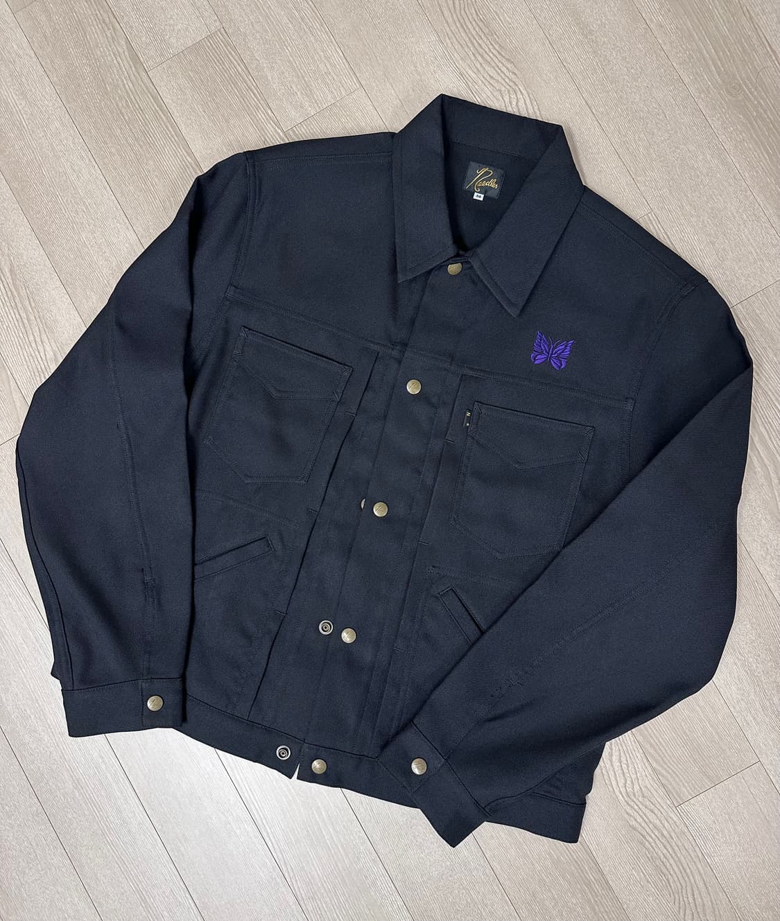 니들스 페니 진 자켓 블랙 ns178 ns178c m 사이즈 상품이미지1