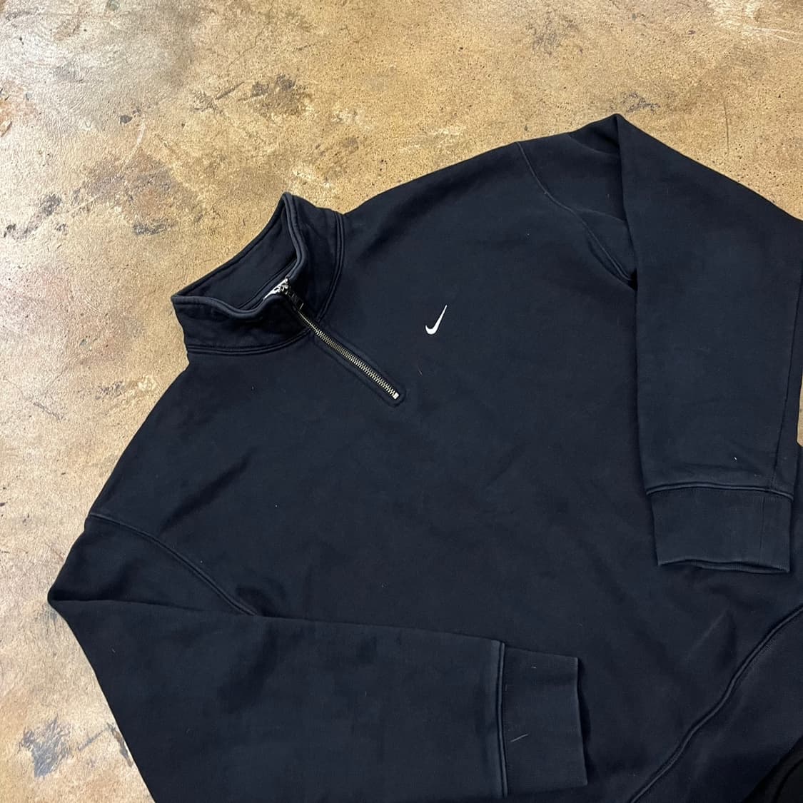 [정품/L] 나이키 블랙 하프집업 맨투맨 b16 상품이미지1
