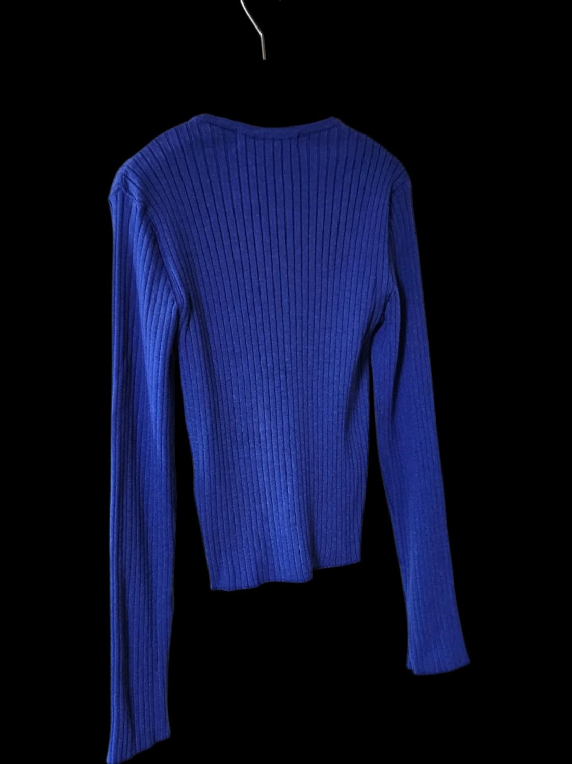 [새상품] 8세컨즈 블루 골지 여성 가디건 90 M 상품이미지6