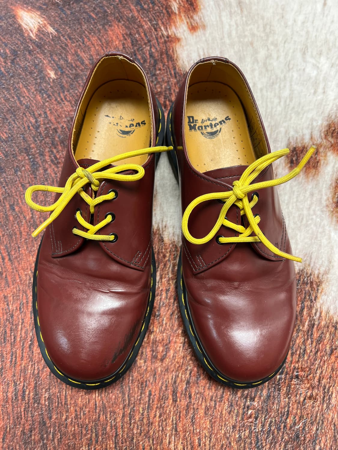 [250] 닥터마틴 1461 체리레드 3홀 로퍼 UK6 상품이미지3