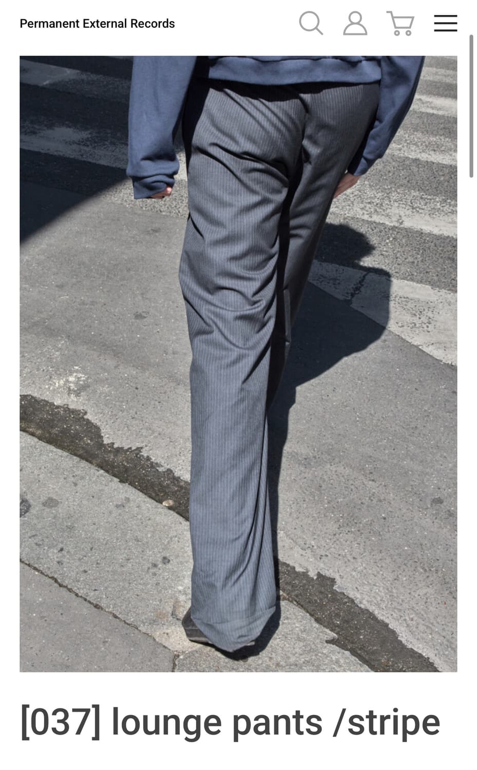 Mudule [037] lounge pants /stripe 상품이미지1