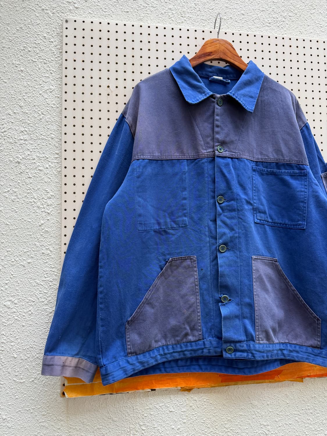 1990s GERMAN TWO-TONE BLOUSON 프렌치 투톤봄버자켓 상품이미지3