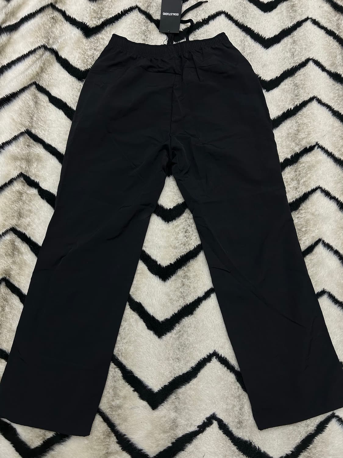 [M]골스튜디오 우븐팬츠/블랙 상품이미지3