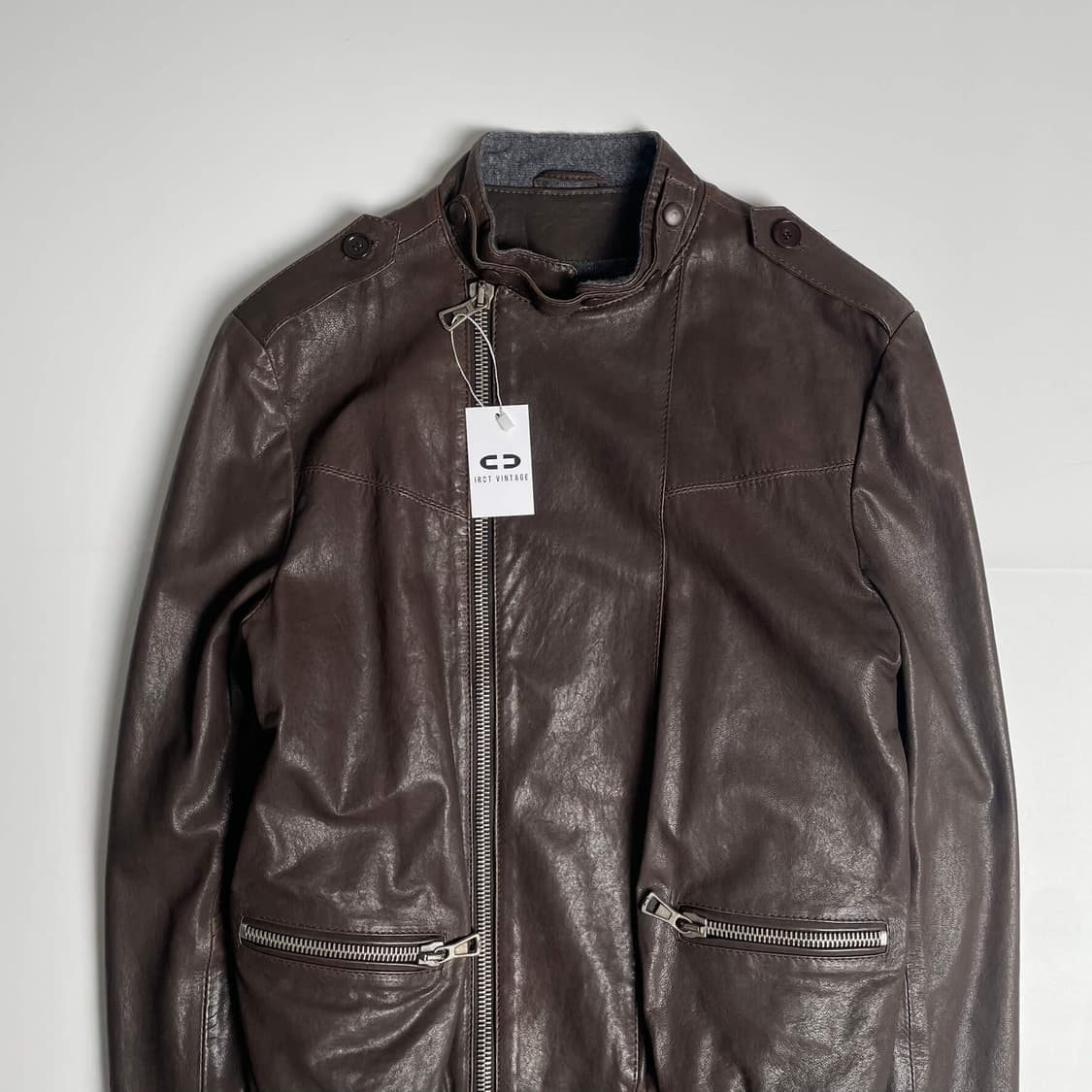 Meatpacking D. 울니트 레이어드 양가죽 자켓 (italy)   상품이미지2