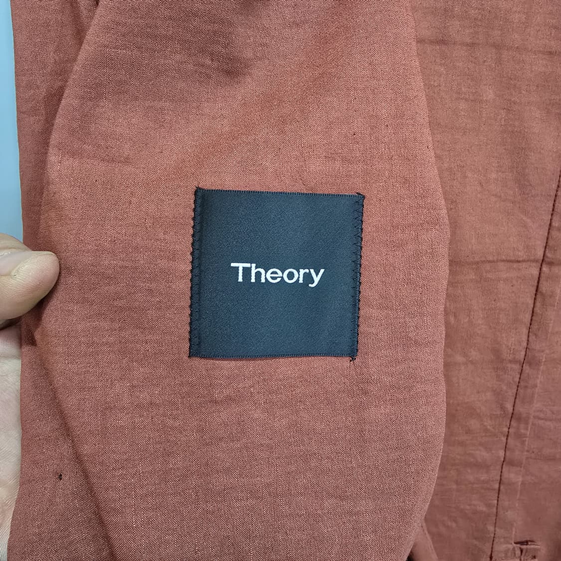 띠어리(Theory) 린넨 블렌드 셋업 브릭 42 상품이미지4