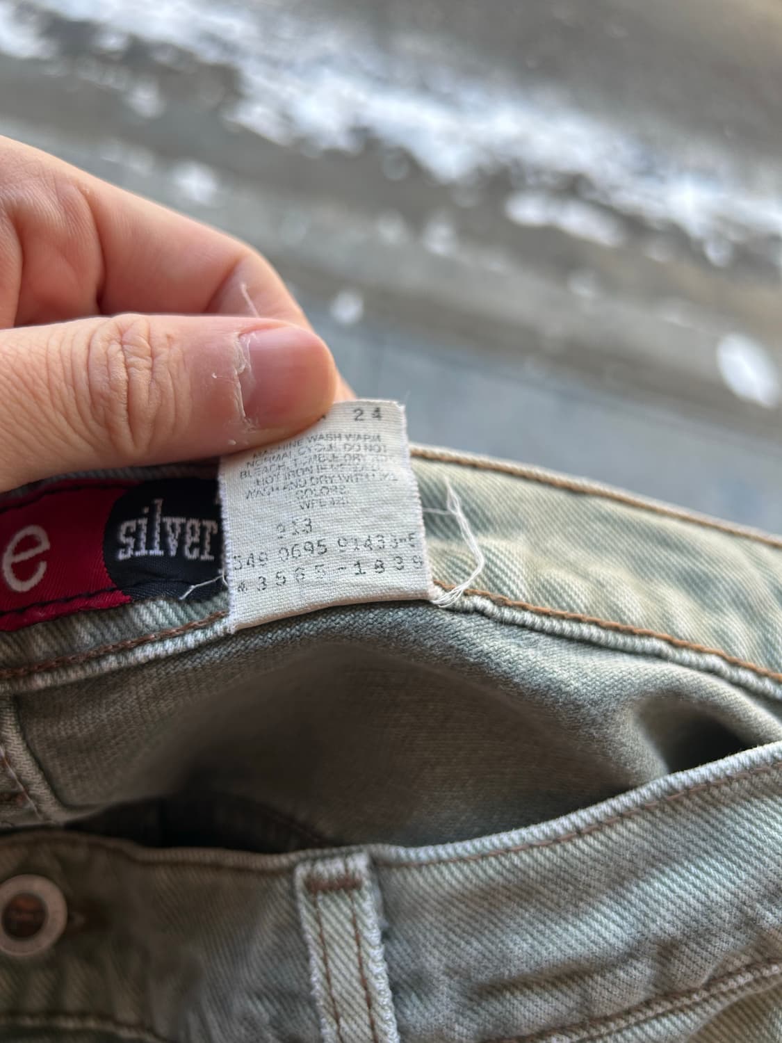 90‘s USA 리바이스 실버탭 루즈 36in 상품이미지9