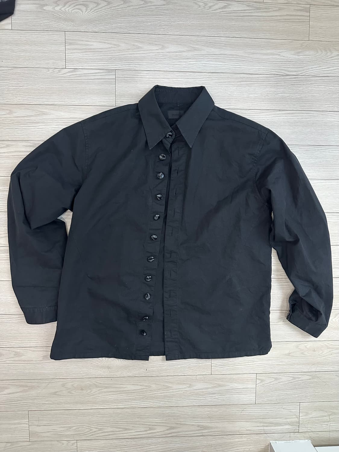 [2] mudule AB/02 Flugel Shirts Black 상품이미지1