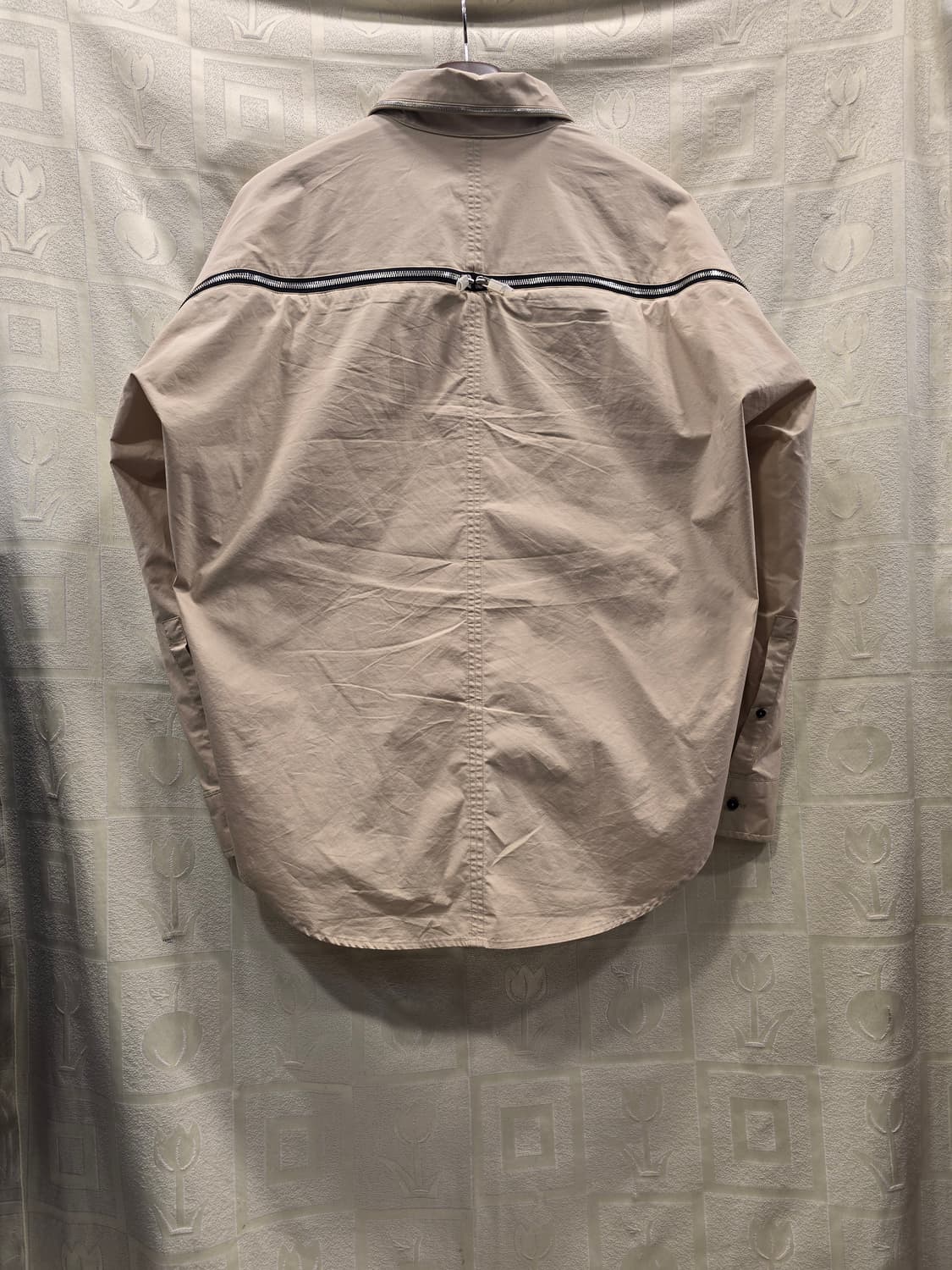 시스템 옴므 베이지색 오퍼핏 셔츠 95~100 상품이미지6