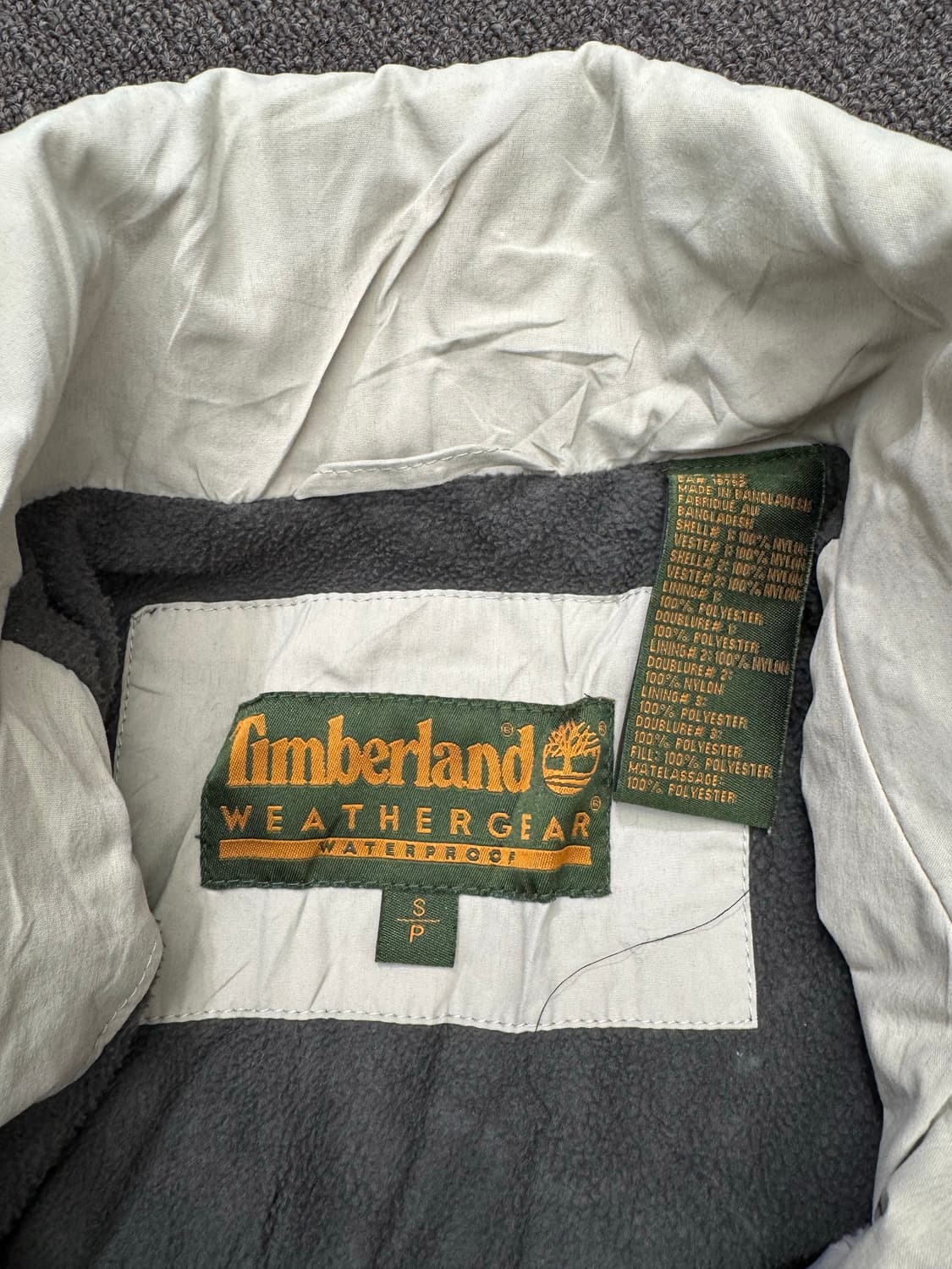 S)팀버랜드 빈티지 베이지 야상 자켓 상품이미지5