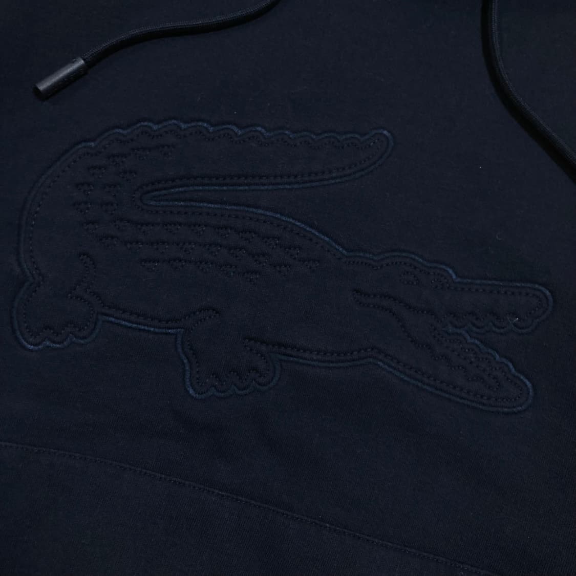 라코스테 빅로고 네이비 후드티 상품이미지2