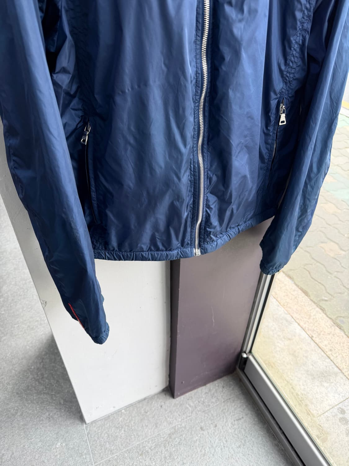 50/ 프라다 스포츠 레드탭 리버시블 집업 자켓 상품이미지4