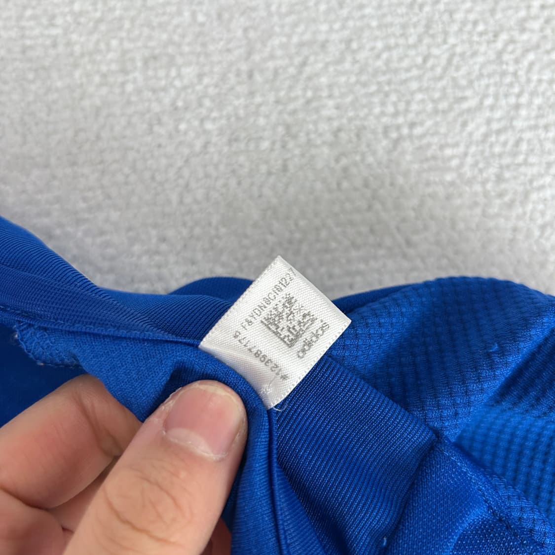 아디다스 파란색 트랙탑 저지 s 상품이미지3