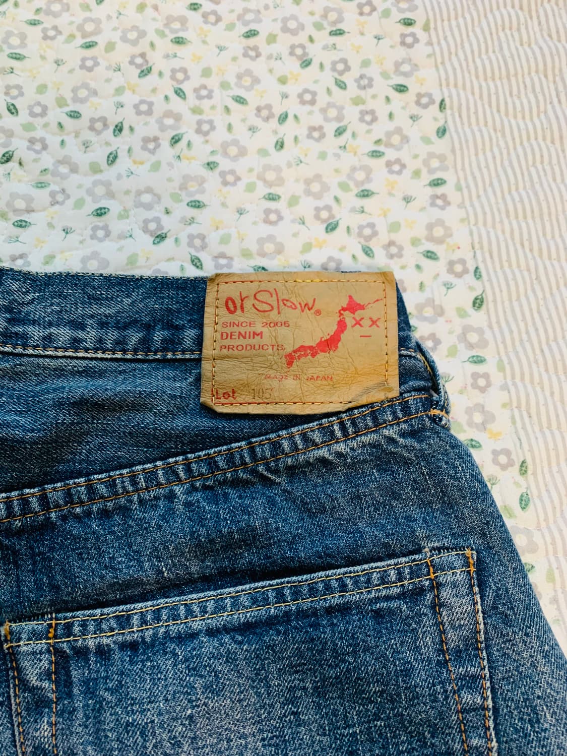 [2] 급처 오어슬로우 105 2years 스탠다드 셀비지 데님 상품이미지6