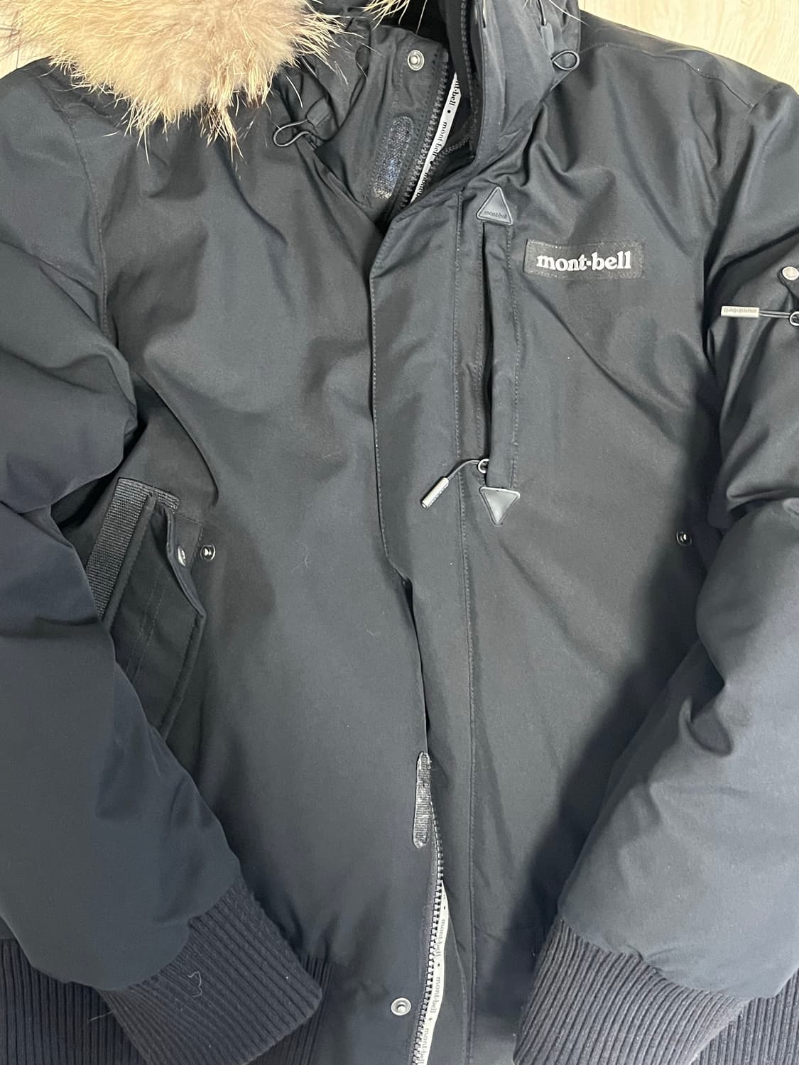 몽벨 헤비다운 퍼 후드 파카 상품이미지2